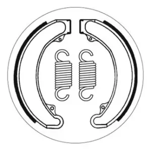 SBS Bremsbacke vorne für HONDA CM400 E * 1980 - 1981 Online Kaufen