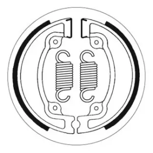 Knallerangebot SBS Bremsbacke hinten für HONDA CN250 Spazio * 1988 - 1989