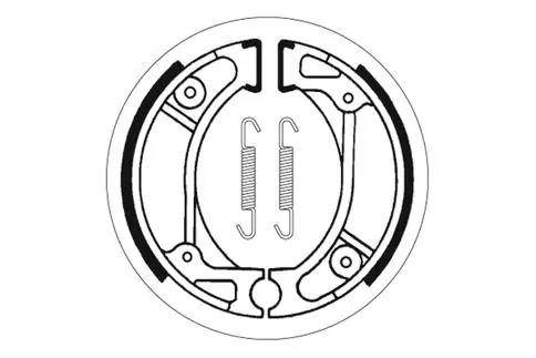 Nur Für Kurze Zeit SBS Bremsbacke hinten für HONDA NH80 Aero * 1985