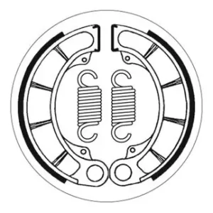 Kracherpreis SBS Bremsbacke hinten für HONDA VT750 C * 1983 - 1985