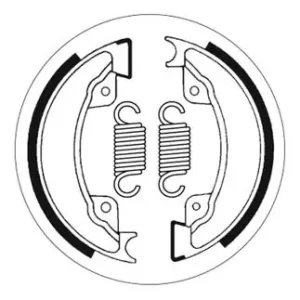 Bestpreis SBS Bremsbacke vorne für HONDA XLR400 * 1983