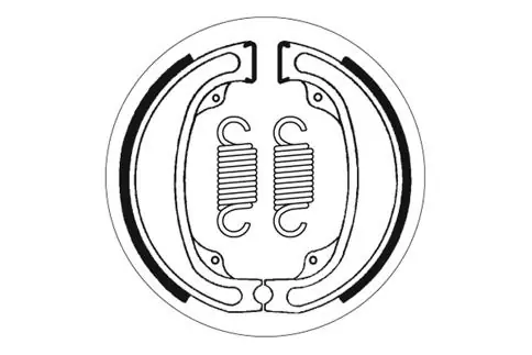 Kostenloser Rückversand SBS Bremsbacke vorne für HONDA XR500 SZ, SA * 1979 - 1980