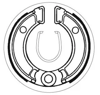 SBS Bremsbacke vorne für HONDA Z50 R, RD * 1980 - 1999 Saisonangebot