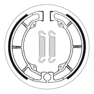 Sofort Bestellen SBS Bremsbacke hinten für KAWASAKI ER-5500 * 2001 - 2007