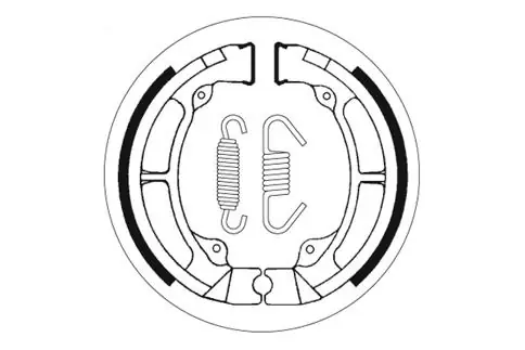 Nur Für Kurze Zeit SBS Bremsbacke hinten für KAWASAKI KL250 (KLR 250) * 1985 - 1997