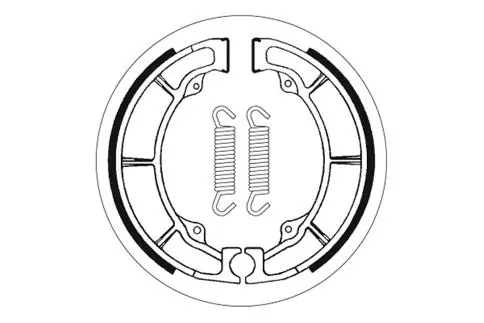 Online Kaufen SBS Bremsbacke hinten für KAWASAKI ZR500 (Z 500 F) * 1983 - 1987