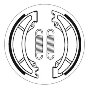 Top-Seller SBS Bremsbacke vorne für YAMAHA SR250 * 1990 - 1993