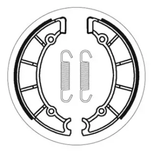 Aktuell SBS Bremsbacke vorne für YAMAHA SR500 * 1992 - 1998