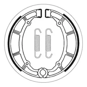 SBS Bremsbacke hinten für YAMAHA XJ650 Seca * 1981 - 1983 Sichere Zahlung