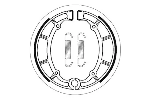 SBS Bremsbacke hinten für YAMAHA XV535 DX Virago * 1998 - 2003 Direkt Vom Hersteller