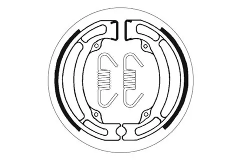 Kostenloser Rückversand SBS Offroad Bremsbacke hinten für SUZUKI RM80 * 1983 - 1985