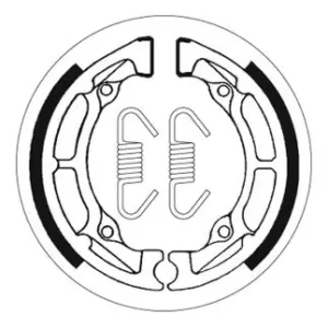 Must-Have SBS Offroad Bremsbacke vorne für SUZUKI JR50 * 1989 - 2007