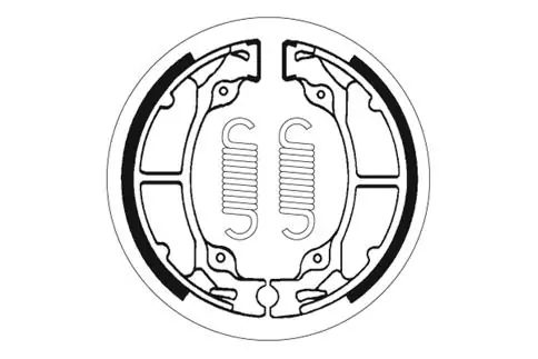 SBS Offroad Bremsbacke hinten für KAWASAKI KDX200 * 1983 - 1985 Begrenztes Angebot