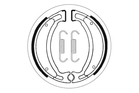 SBS Offroad Bremsbacke hinten für YAMAHA TTR225 * 2001 - 2004 Markenware