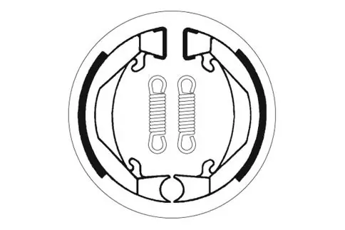 Jetzt Kaufen SBS Offroad Bremsbacke vorne für KTM SX50 Adventure * 1998 - 2003