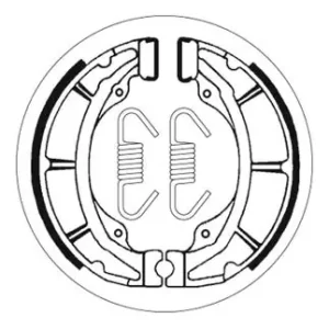 SBS Offroad Bremsbacke vorne für SUZUKI TSW50 * 1991 Garantierte Lieferung