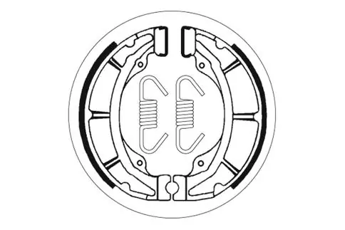 Nur Für Kurze Zeit SBS Offroad Bremsbacke hinten für SUZUKI RM125 * 1979 - 1980