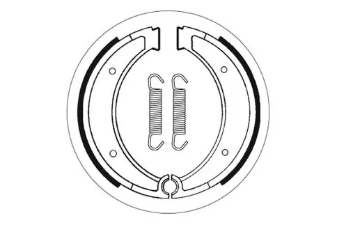 SBS Offroad Bremsbacke hinten für HUSQVARNA CR500 * 1983 - 1984 Preiswert