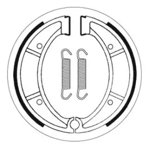 Neue Kollektion SBS Offroad Bremsbacke vorne für HUSQVARNA CR/WR/CS430 * 1981