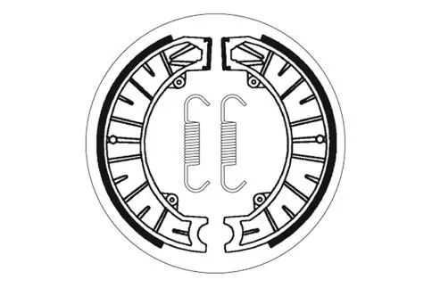 SBS Offroad Bremsbacke hinten für KTM 500 Cross * 1982 Top-Seller