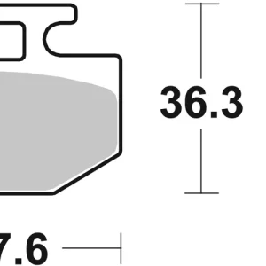 SBS Ceramic Sinter Bremsbelag vorne für HONDA NH80 Lead Scooter * 1985 Ausverkauf