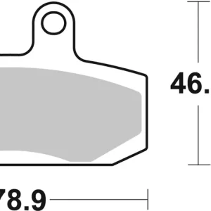 Kostenfreie Lieferung SBS Ceramic Sinter Bremsbelag vorne für HONDA SJ100 Bali * 1997 - 2003