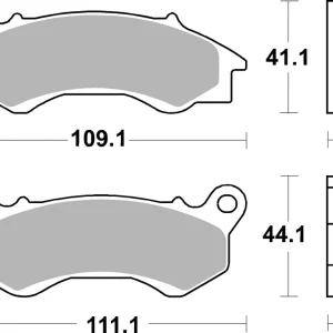 SBS Ceramic Sinter Bremsbelag vorne für PEUGEOT 50 Django Evasion * 2014 - 2016 Meistverkauft