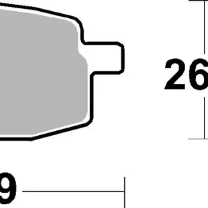 SBS Ceramic Sinter Bremsbelag vorne für YAMAHA 50 Axis Pro Foot * 1992 - 1999 Kostenfreie Lieferung