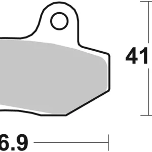 SBS Carbon Tech Scooter Bremsbelag hinten für HYOSUNG 150 Exceed * 2002 - 2004 Beliebt