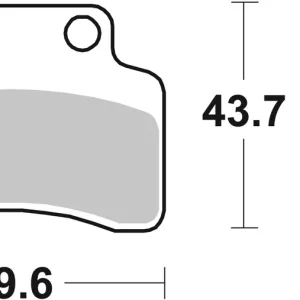 Geprüft SBS Carbon Tech Scooter Bremsbelag vorne für KEEWAY 150 Matrix Racing Sport * 2010 - 2012