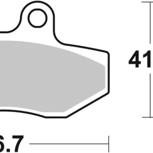 Neu SBS Carbon Tech Scooter Bremsbelag vorne für MBK YP125 Flame X * 2005 - 2012