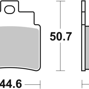 SBS Maxi Sinter Bremsbelag vorne für KYMCO 250 Grand Dink * 2001 - 2010 Schnäppchen