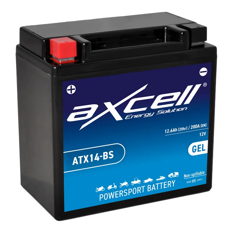AXCELL Batterie 12V YTX14-BS GEL 51214 ATX14-BS Gratis Versand