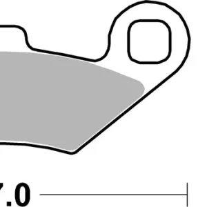 SBS Maxi Sinter Bremsbelag hinten für PEUGEOT 400 Metropolis * 2015 - 2016 Expressversand