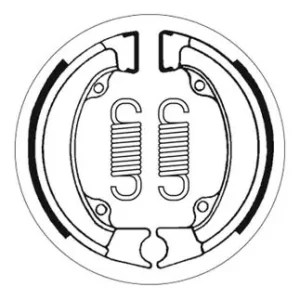 SBS Scooter Bremsbacke hinten für HONDA NS-150 * 1991 - 1994 Aktuell