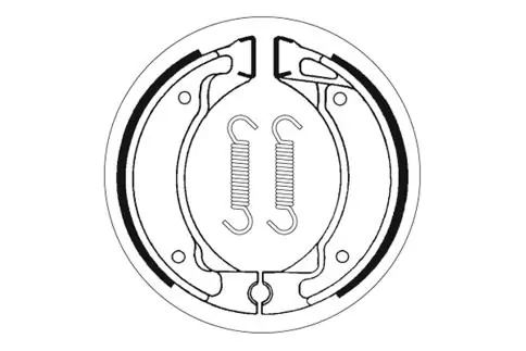 SBS Scooter Bremsbacke hinten für YAMAHA YN50 Neo's, LC * 1997 - 2016 Bestseller