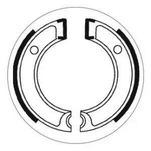 SBS Scooter Bremsbacke hinten für YAMAHA MJ50 M Towny * 1981 - 1993 Meistverkauft