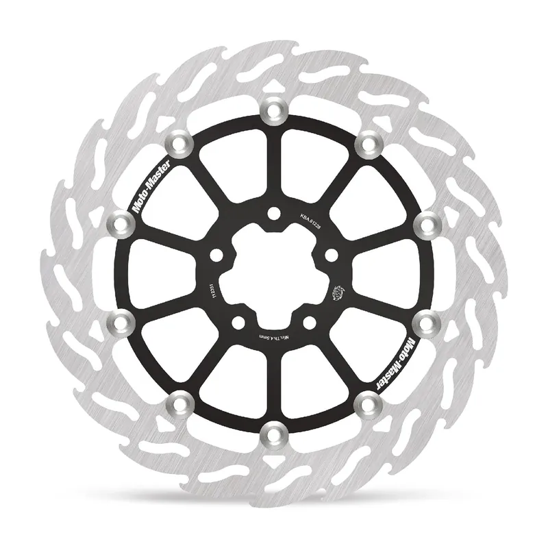 Finale Aktion Moto-Master Bremsscheibe Flame vorne links schwimmend Speichenrad 112351