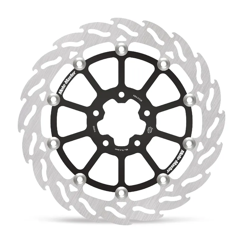 Kostenfreie Lieferung Moto-Master Bremsscheibe Flame vorne rechts schwimmend Speichenrad 112352