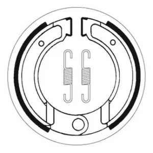 Sichere Zahlung SBS Scooter Bremsbacke hinten für KTM 40 Comet * 1991 - 1995