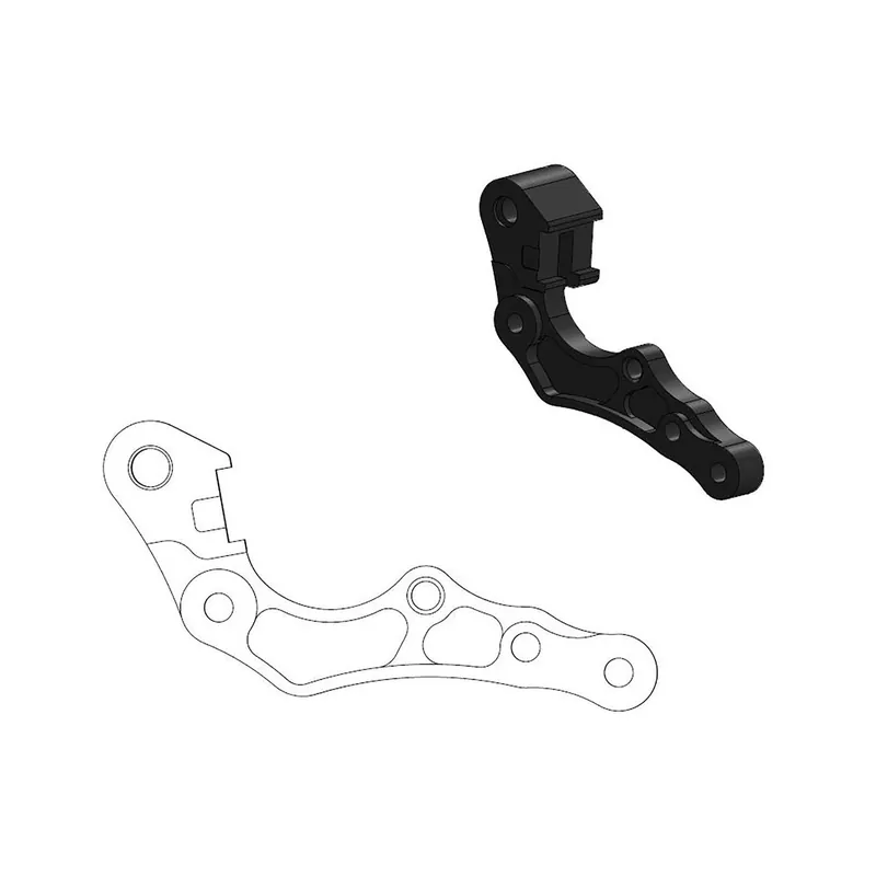 Neu Im Sortiment Moto-Master Bremssattel-Adapter Oversize 270 mm Ø 211125