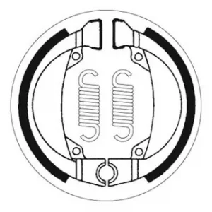 SBS Scooter Bremsbacke vorne für HONDA PXR50 all models * 1985 - 2002 Knallerangebot