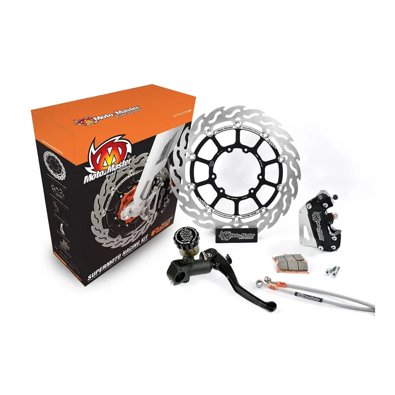 Moto-Master Supermoto Kit 320 Flame Bremsscheibe Bremssattel Bremspumpe 313092 Kostenfreie Lieferung