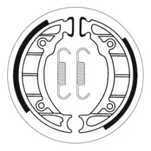 SBS Scooter Bremsbacke vorne für PIAGGIO VESPA 50 Zip * 1992 - 1993 Schnäppchen