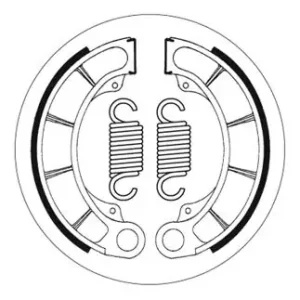 SBS Scooter Bremsbacke hinten für HONDA FES125 Pantheon * 1998 - 2002 Rabatt