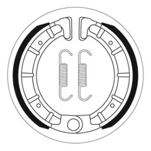 Bestseller SBS Scooter Bremsbacke hinten für DERBI 50 Vamos R (Brembo cal.) * 1995