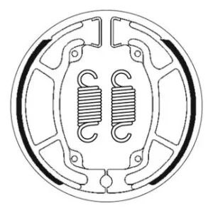 Versand Am Gleichen Tag SBS Scooter Bremsbacke hinten für HONDA PCX125 * 2009 - 2017