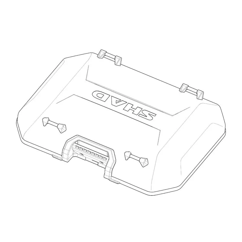 Heißes Angebot SHAD Cover f. Terra Topcase silber TR37, TR48 203471R