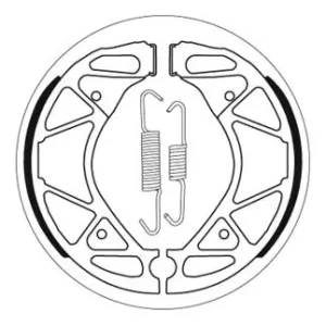 SBS Scooter Bremsbacke hinten für YAMAHA 150 Xenter * 2012 - 2018 Kostenloser Versand