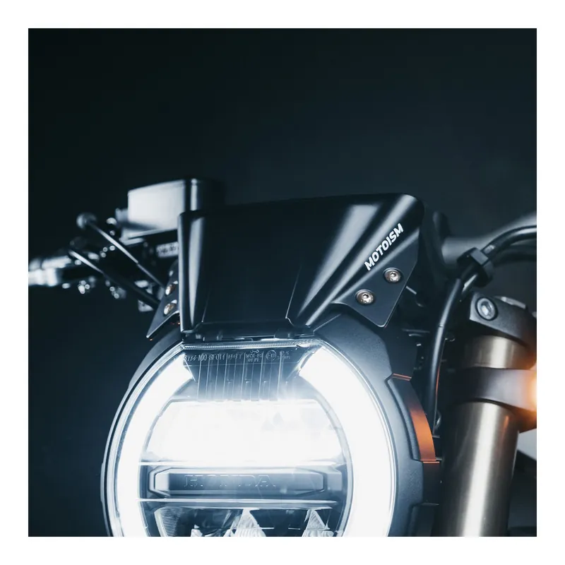 Sofort Bestellen MOTOISM Windschild Edelstahl matt-schwarz SQ0567070